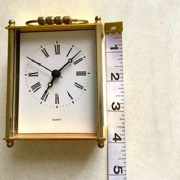 Vintage Quartz Carriage Clock, Mantle Piece Clock - Picture 3 of 6
